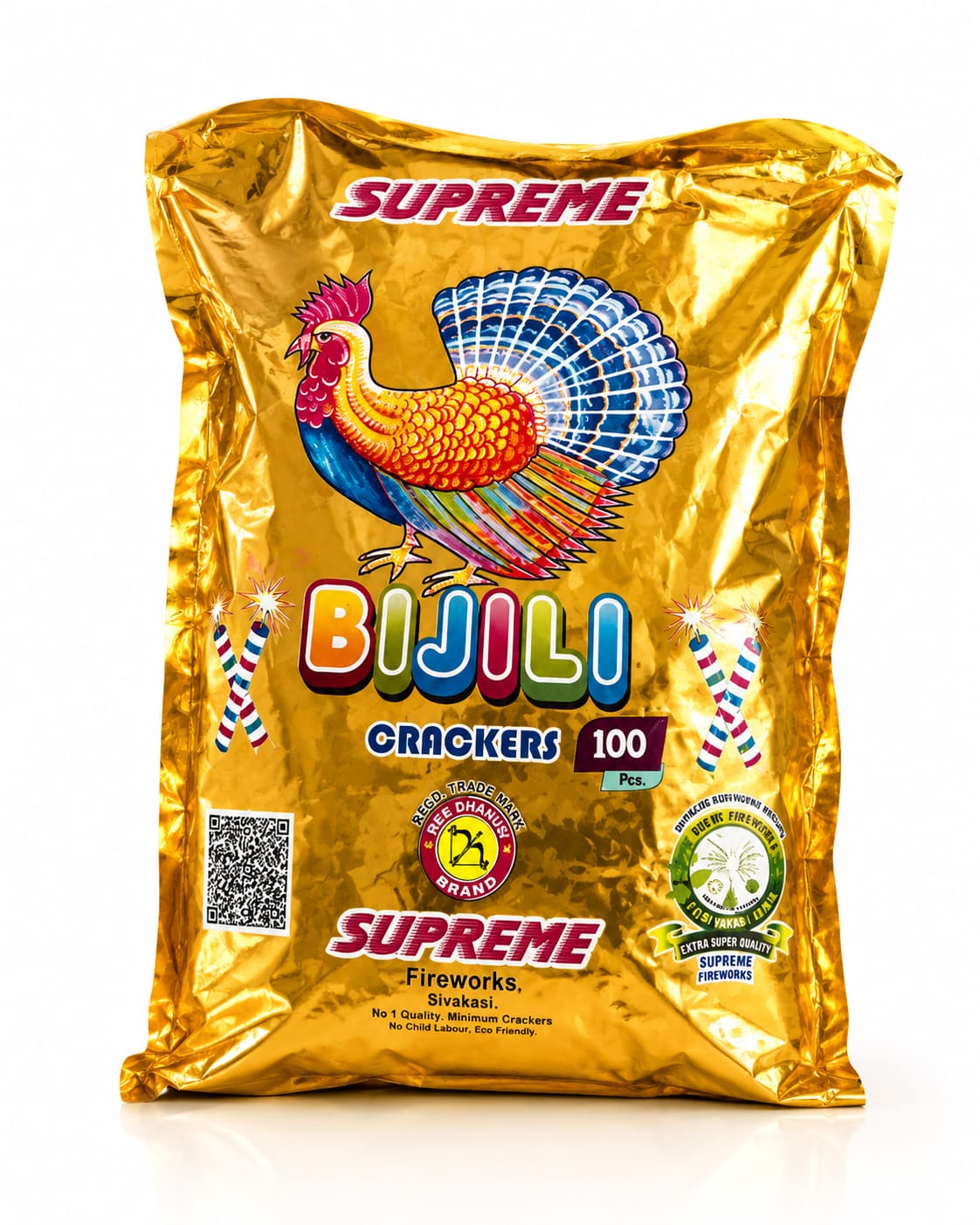 Extra Power Golden Stripped Bijili